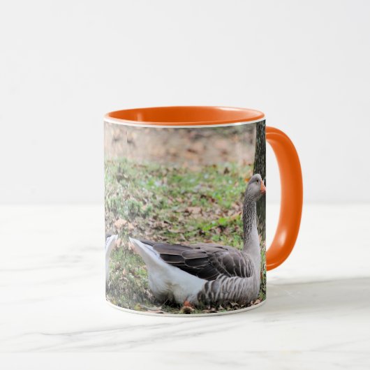 Mug Boue de café à deux tons (Devant droit)