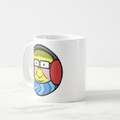 Mug Boue de café à visage d'hiver (Devant gauche)