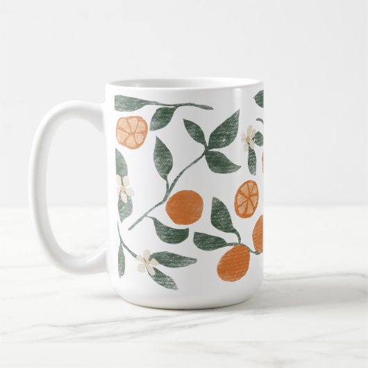 Mug Boue de café aux Oranges (Gauche)