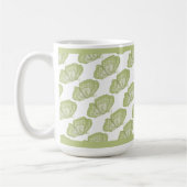 Mug Boue de café aux papillons verts (Gauche)