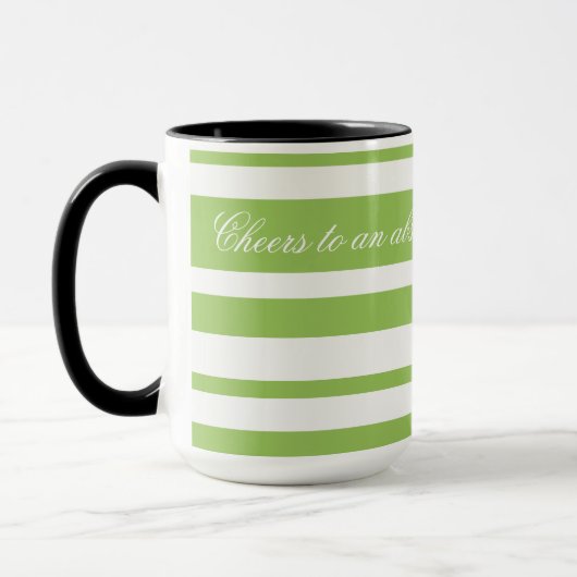 Mug Boue De Café Avec Grandes Pâtes Vertes (Gauche)