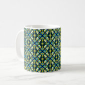 Mug Boue de café avec Motif géométrique (Devant gauche)