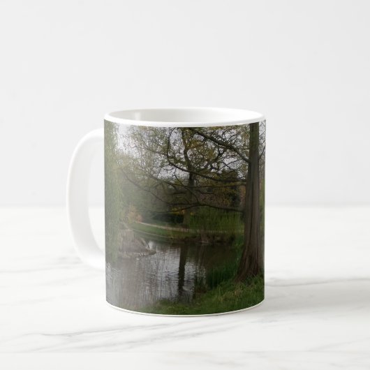 Mug Boue de café blanc nature (Devant gauche)