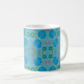 Mug Boue de café Bluebells en fleurs (Devant droit)