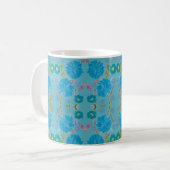 Mug Boue de café Bluebells en fleurs (Devant gauche)