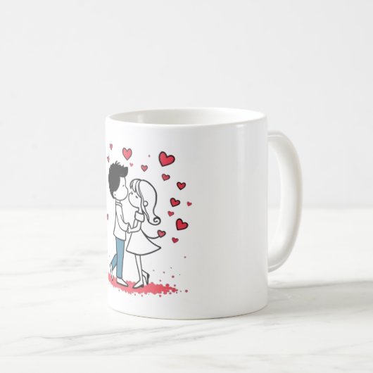 Mug Boue de café chaud (Devant droit)