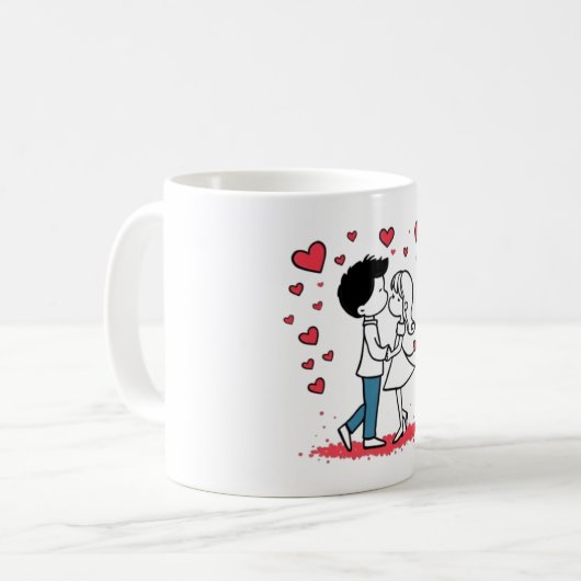 Mug Boue de café chaud (Devant gauche)
