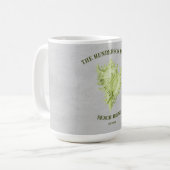 Mug Boue de café Coquille Conch Vert (Devant gauche)