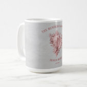 Mug Boue de café Coquille de conque rose (Devant gauche)