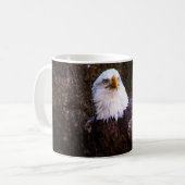 Mug Boue de café d'aigle chauve (Devant gauche)