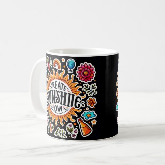 Mug Boue de café décorative (Devant gauche)