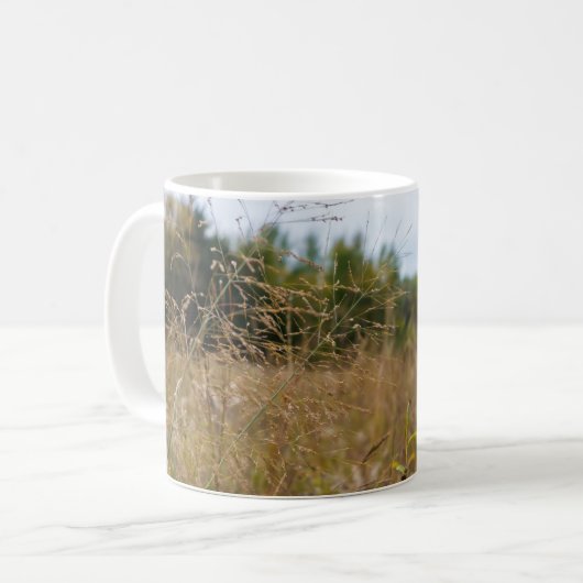 Mug Boue de café des Prairies surcultivée (Devant gauche)