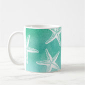 Mug Boue de café en aquarelle - Turquoise de poisson d (Gauche)