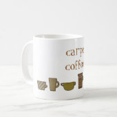 Mug Boue de café en carpe (Devant gauche)