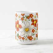 Mug Boue de café en fleurs (Centre)