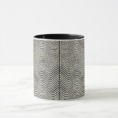 Mug Boue de café minimaliste Waves (Centre)