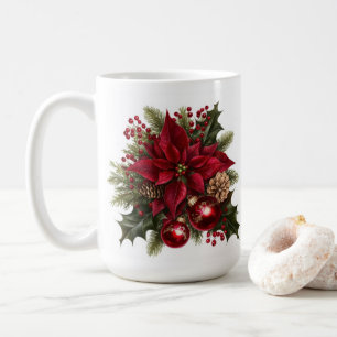 Mug Boue de café Poinsettia