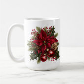 Mug Boue de café Poinsettia (Gauche)