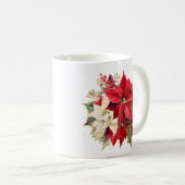 Mug Boue de café Poinsettia (Devant droit)