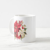 Mug Boue de café Poinsettia (Devant gauche)