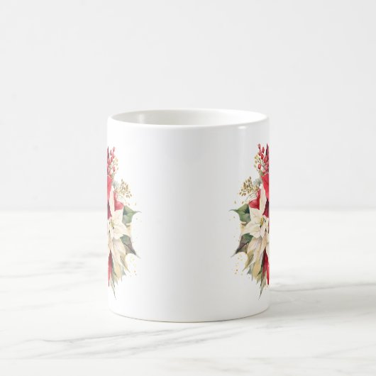 Mug Boue de café Poinsettia (Centre)