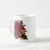 Mug Boue de café Poinsettia (Devant gauche)