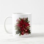 Mug Boue de café Poinsettia (Gauche)