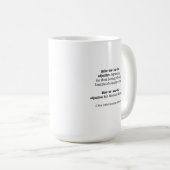 Mug Boue de café quintessence (Devant droit)