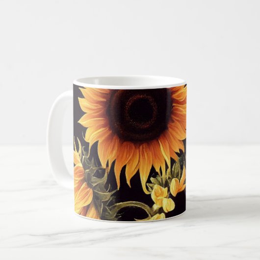 Mug Boue de café tournesol (Devant gauche)