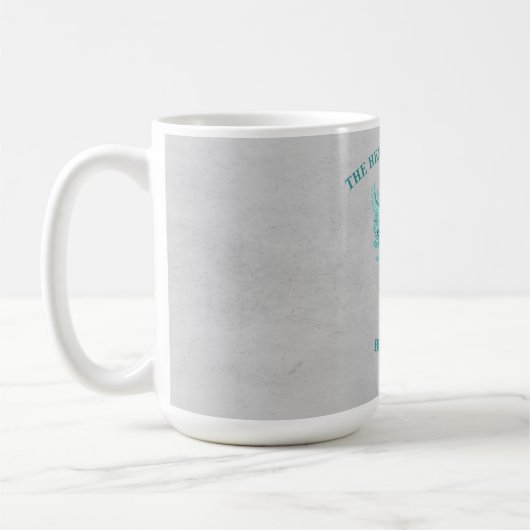Mug Boue de café turquoise Conch Shell (Gauche)