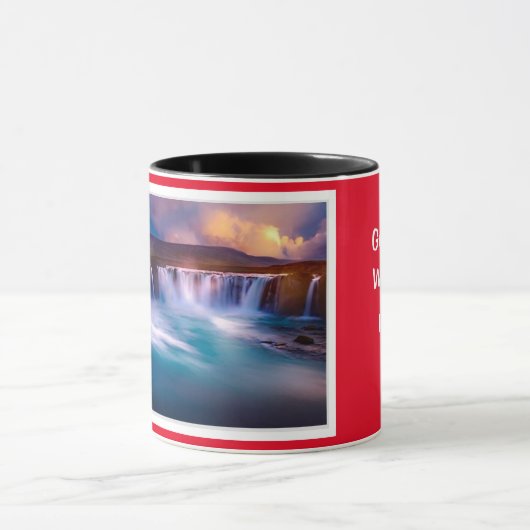 Mug Boue de cascade Goðafoss (Centre)