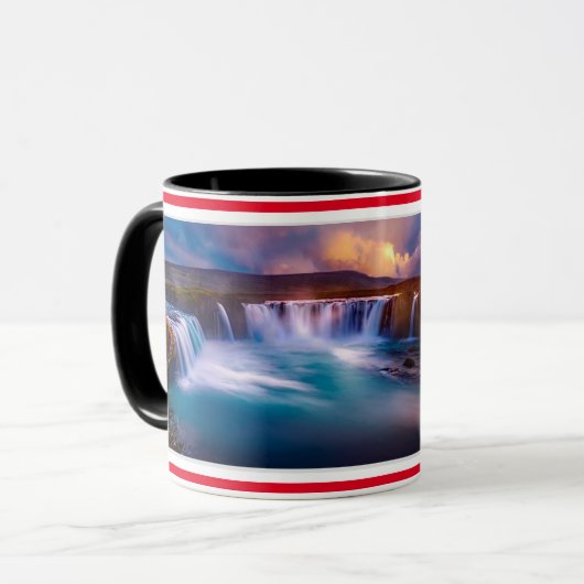 Mug Boue de cascade Goðafoss (Devant gauche)