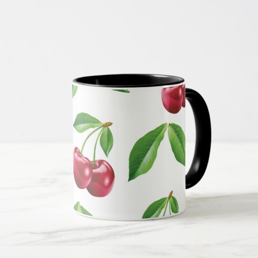 Mug Boue de cerises (Devant droit)