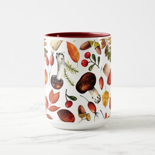 Mug Boue de champignons d'automne (Centre)