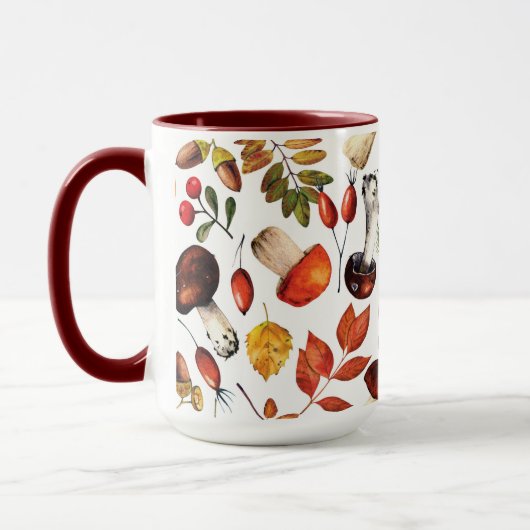 Mug Boue de champignons d'automne (Gauche)