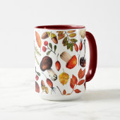 Mug Boue de champignons d'automne (Devant droit)