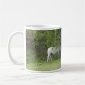 Mug Boue de Cheval blanc timide (Gauche)