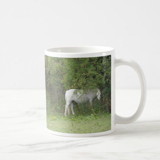 Mug Boue de Cheval blanc timide (Droite)