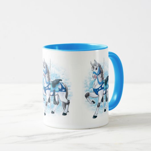 Mug Boue de Cheval Gray Carousel (Devant droit)