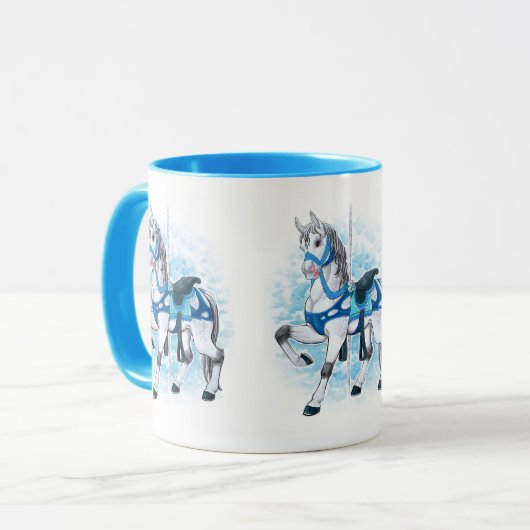 Mug Boue de Cheval Gray Carousel (Devant gauche)