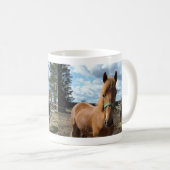 Mug Boue de chevaux - choisir style & couleur (Devant droit)