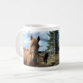 Mug Boue de chevaux - choisir style & couleur (Devant gauche)