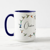 Mug Boue de colibri d'anxiété personnalisée (Gauche)
