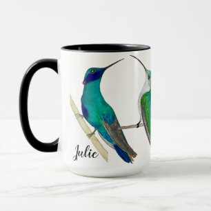 Mug Boue de colibris personnalisée