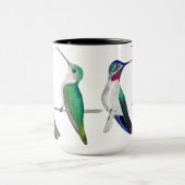 Mug Boue de colibris personnalisée (Centre)