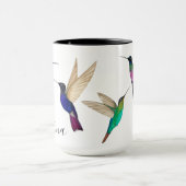 Mug Boue de colibris personnalisée (Centre)