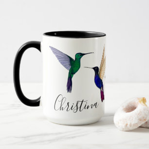 Mug Boue de colibris personnalisée