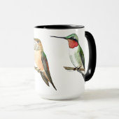 Mug Boue de colibris personnalisée (Devant droit)