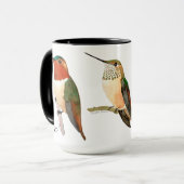 Mug Boue de colibris personnalisée (Devant gauche)