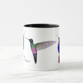 Mug Boue de colibris personnalisée (Centre)